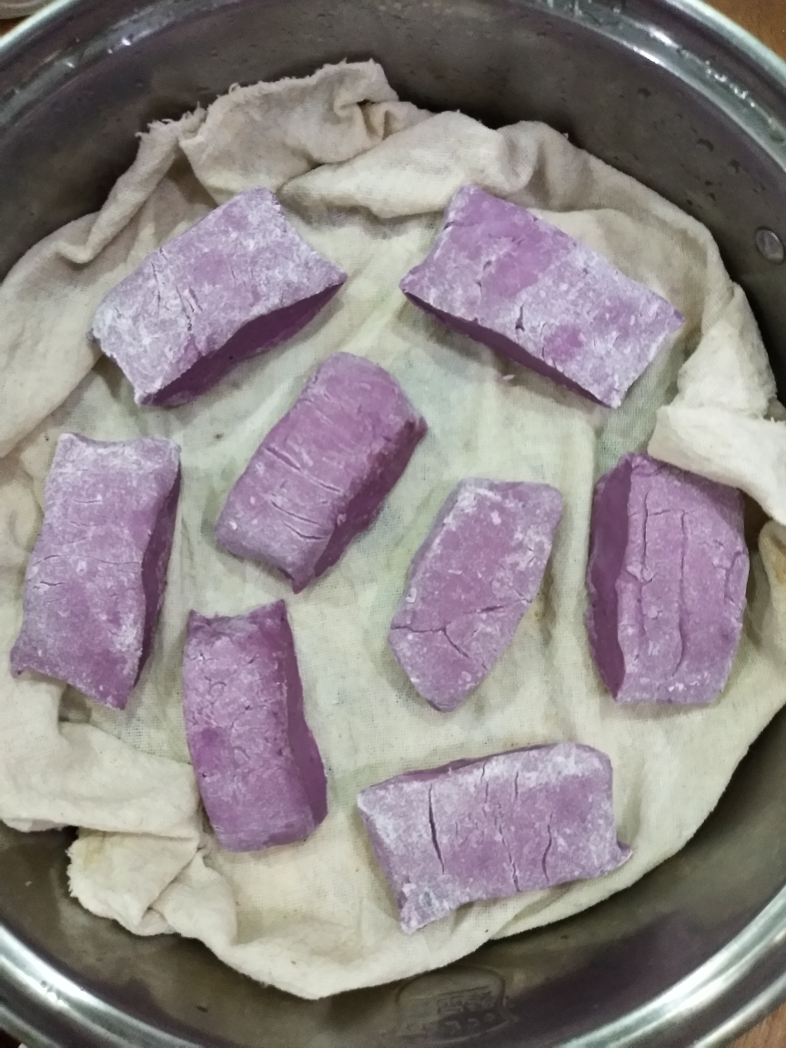 紫薯牛奶馒头的做法 步骤5