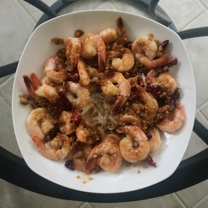 蒜蓉粉丝开背虾