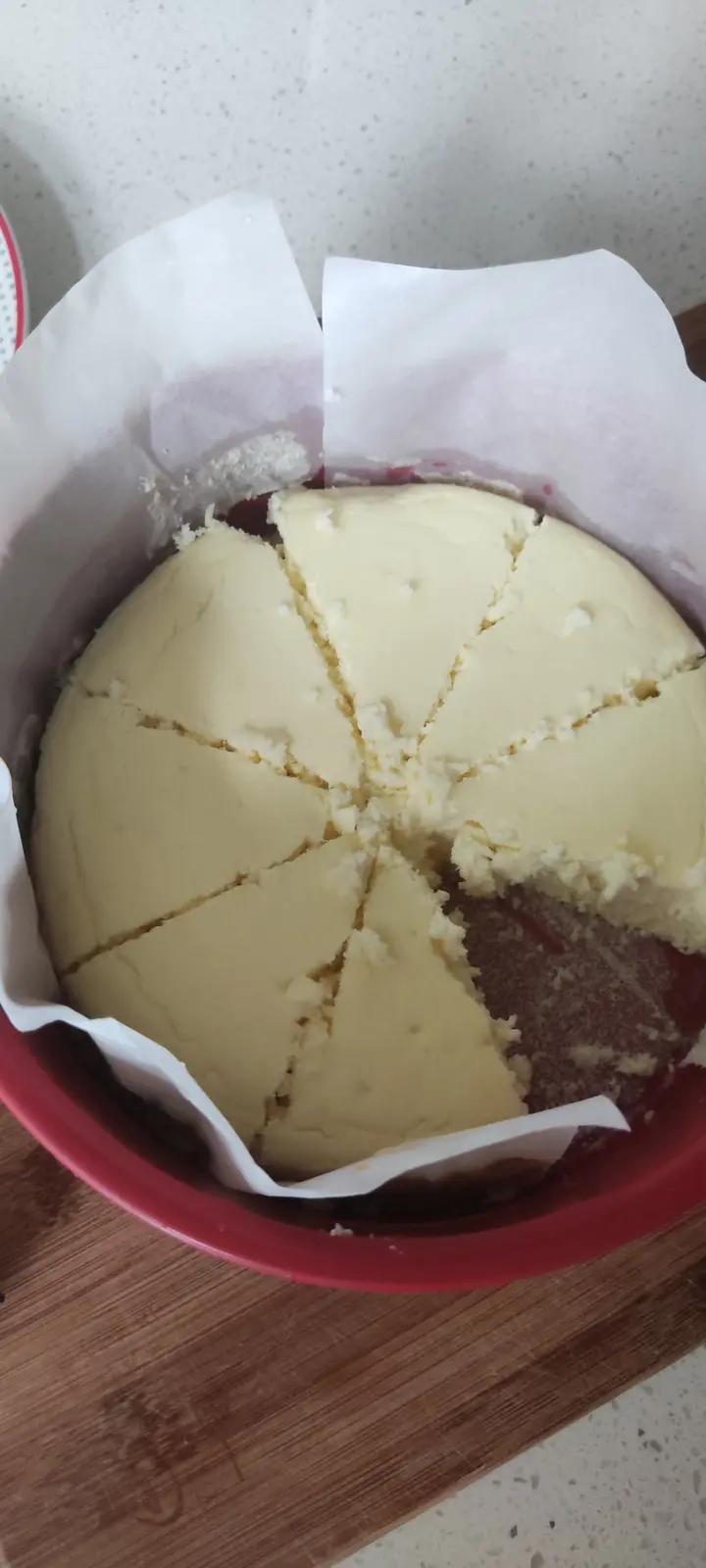 一晚上的等待果然是值得的，这是一款好吃的芝士蛋糕