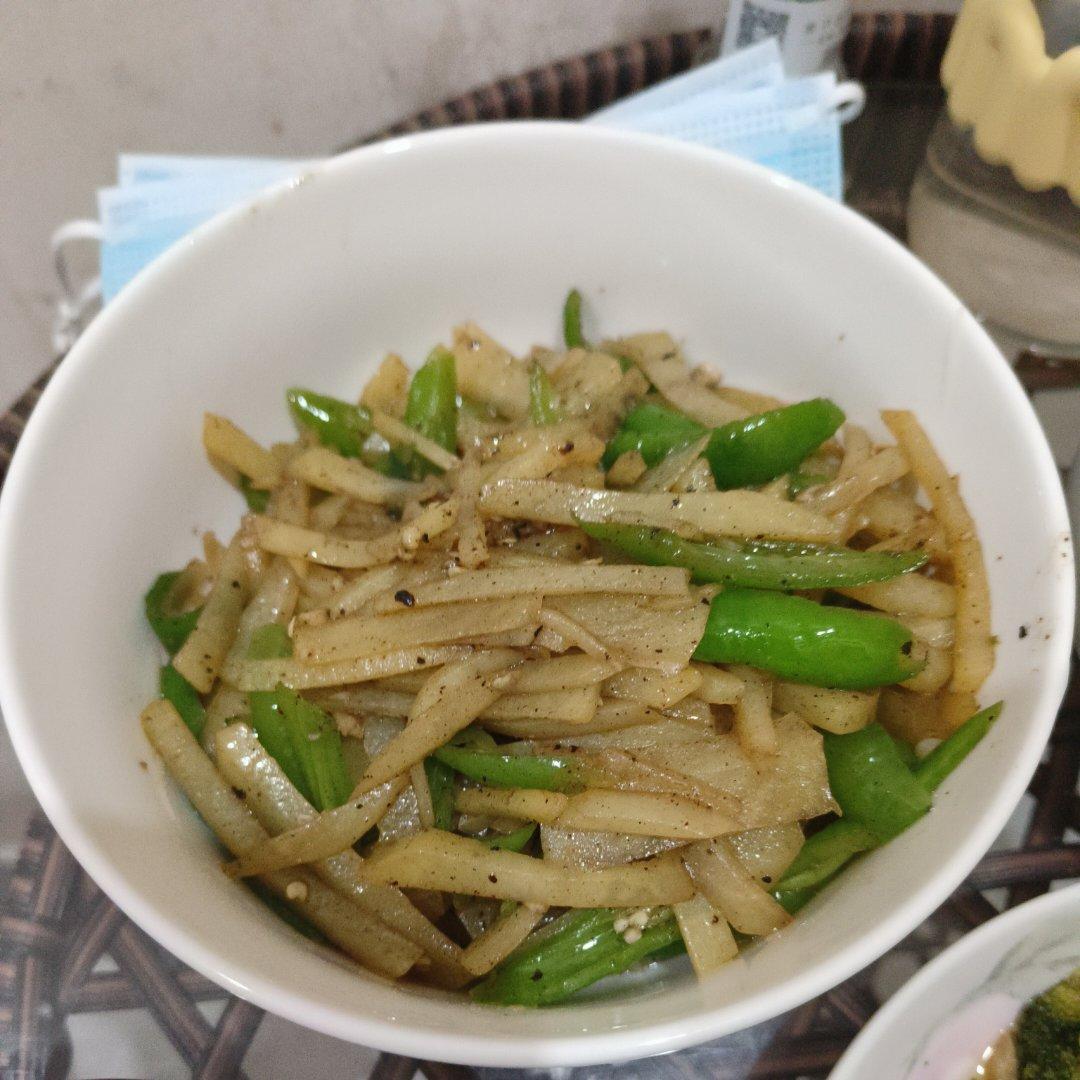 青椒土豆丝