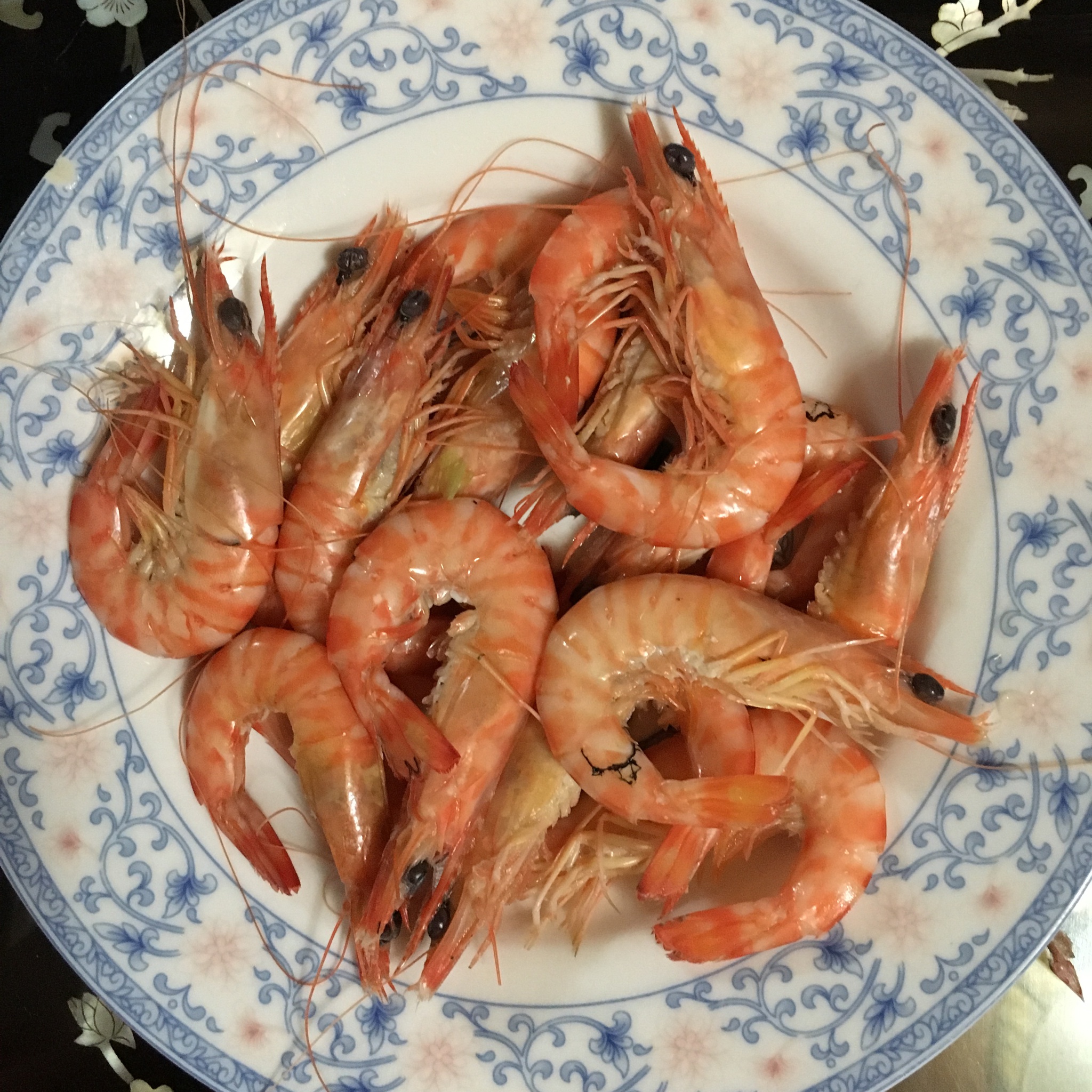 白灼基围虾