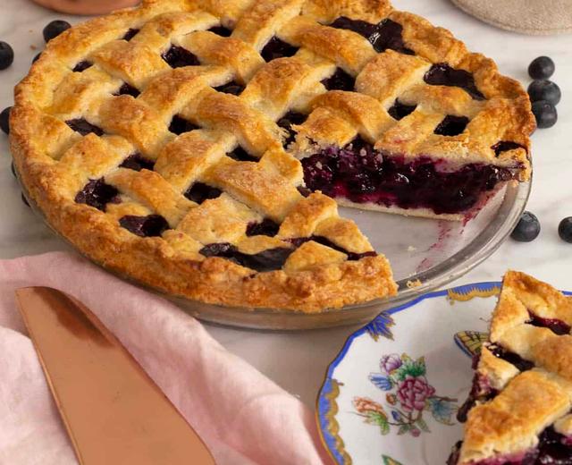 经典蓝莓派🫐Classic Blueberry pie的做法