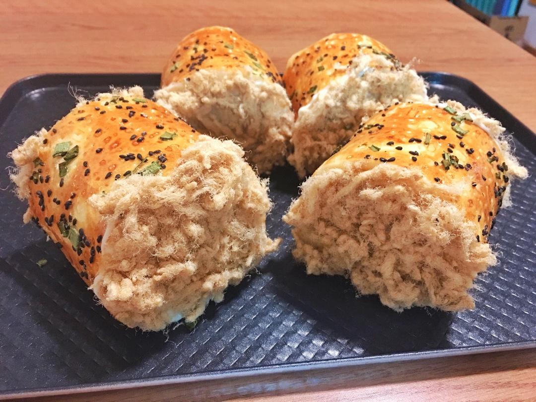 回忆的味道---肉松面包卷