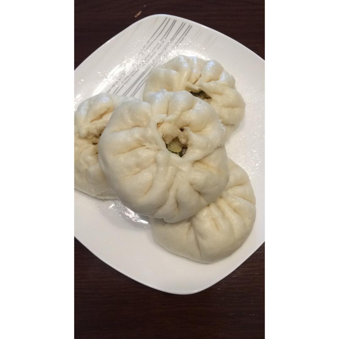手工包子（肚脐包）