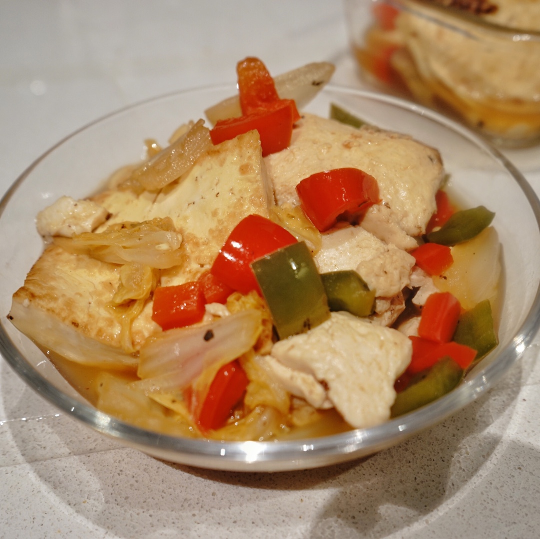 家常豆腐(彩椒版)
