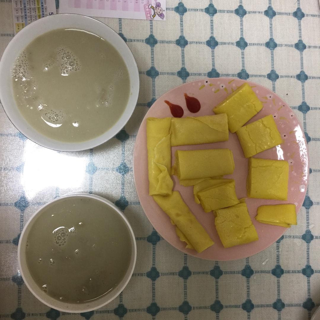 蛋香糯米饼