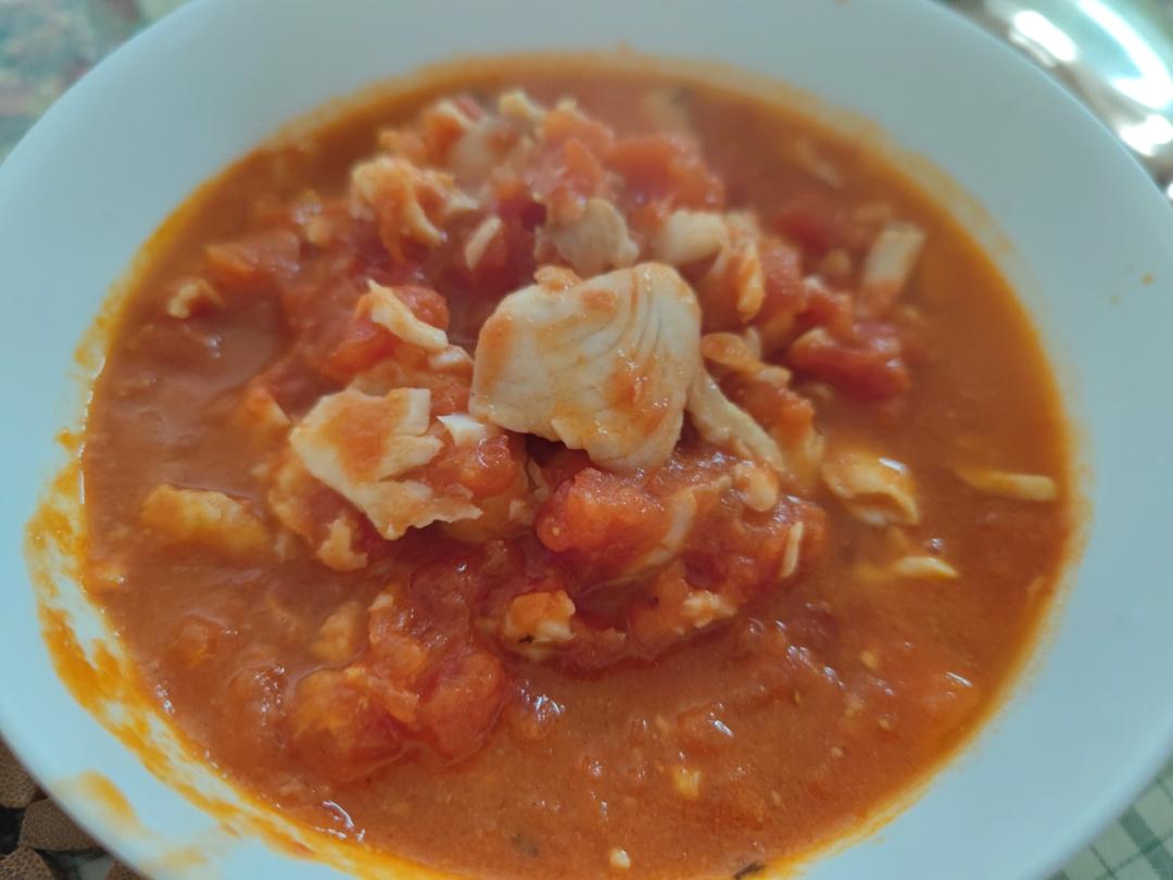 番茄鱼巴沙鱼（也可以用番茄龙利鱼），番茄酱汁超浓郁，营养又下饭！