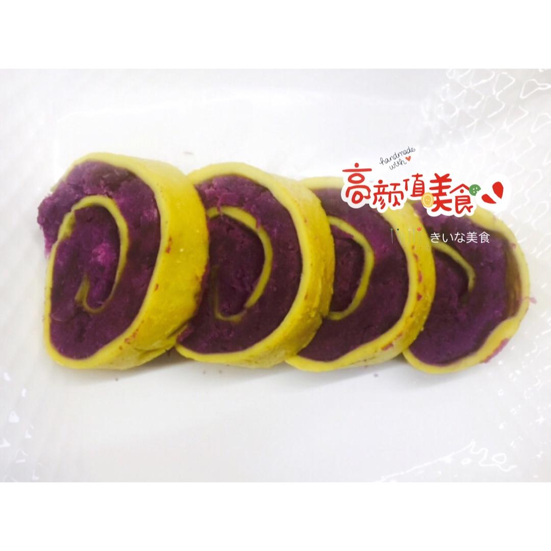 紫薯鸡蛋卷