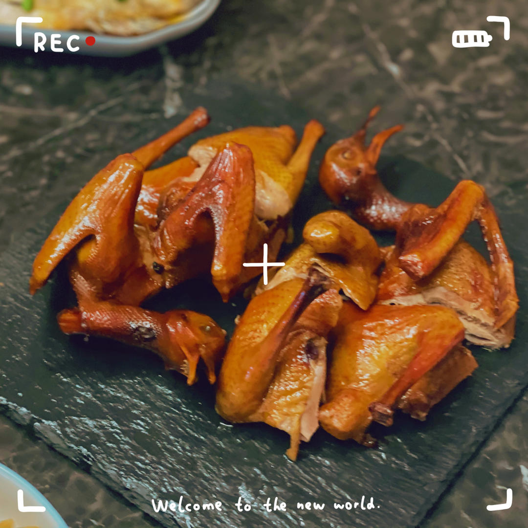 脆皮乳鸽（空气炸锅）