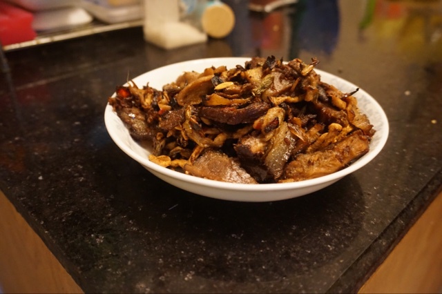 干豆角炒腊肉
