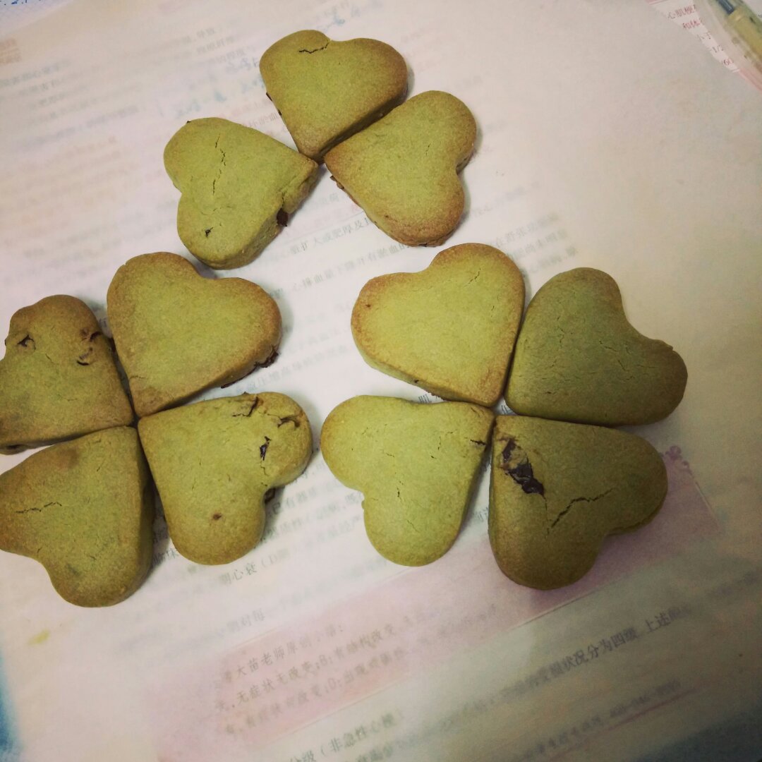 抹茶蔓越莓饼干
