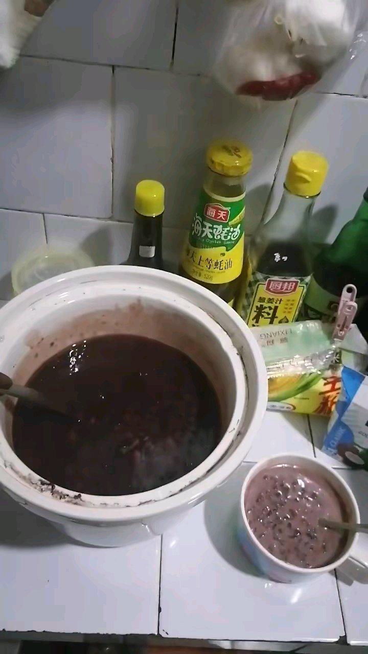 陈皮红豆紫米椰汁糖水