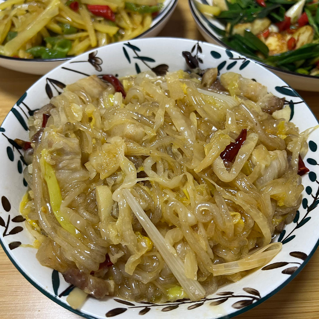 酸菜炒粉条