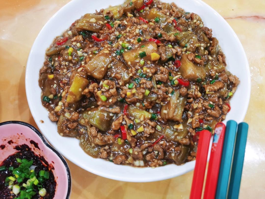 肉沫茄子（非油炸健康版）文末另附万能鱼香汁配方。