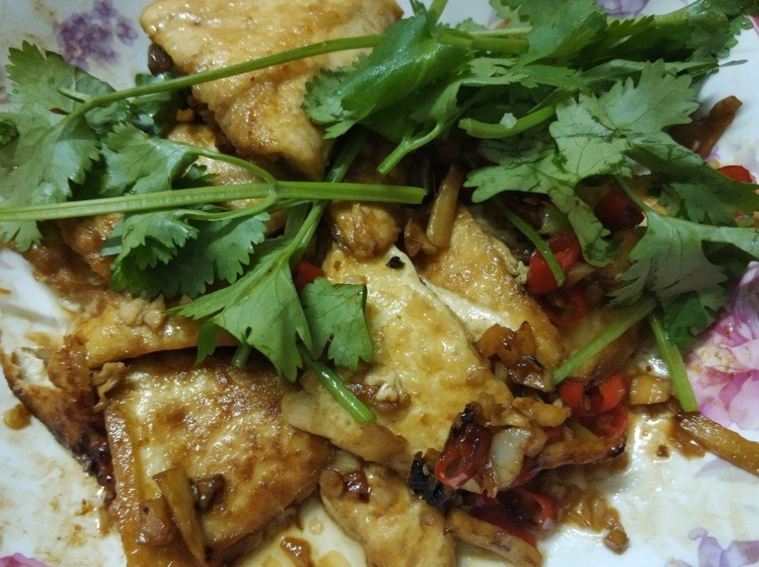 焖煎豆腐