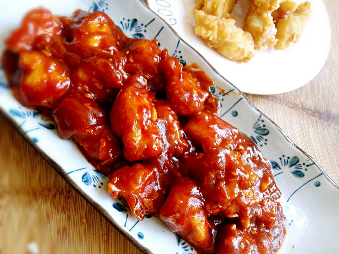 淡如轻风_6xhi做的韩式辣酱炸鸡块