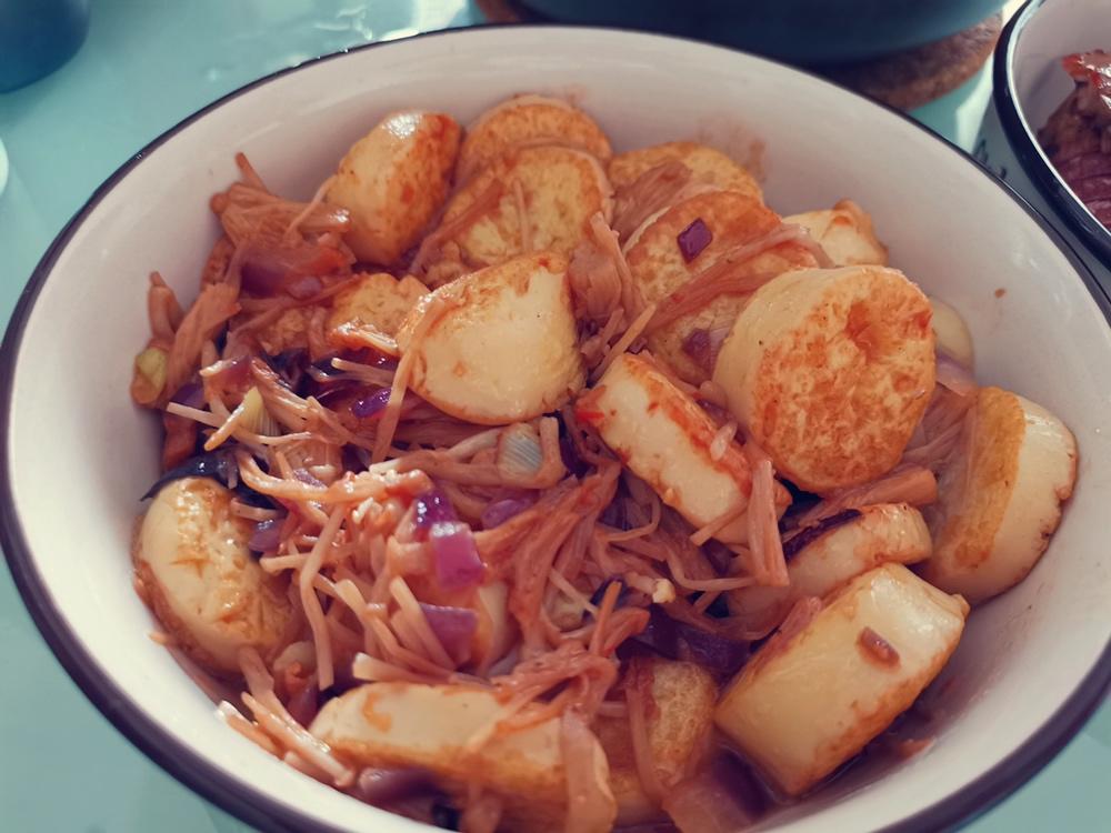 超级下饭菜--金针菇日本豆腐