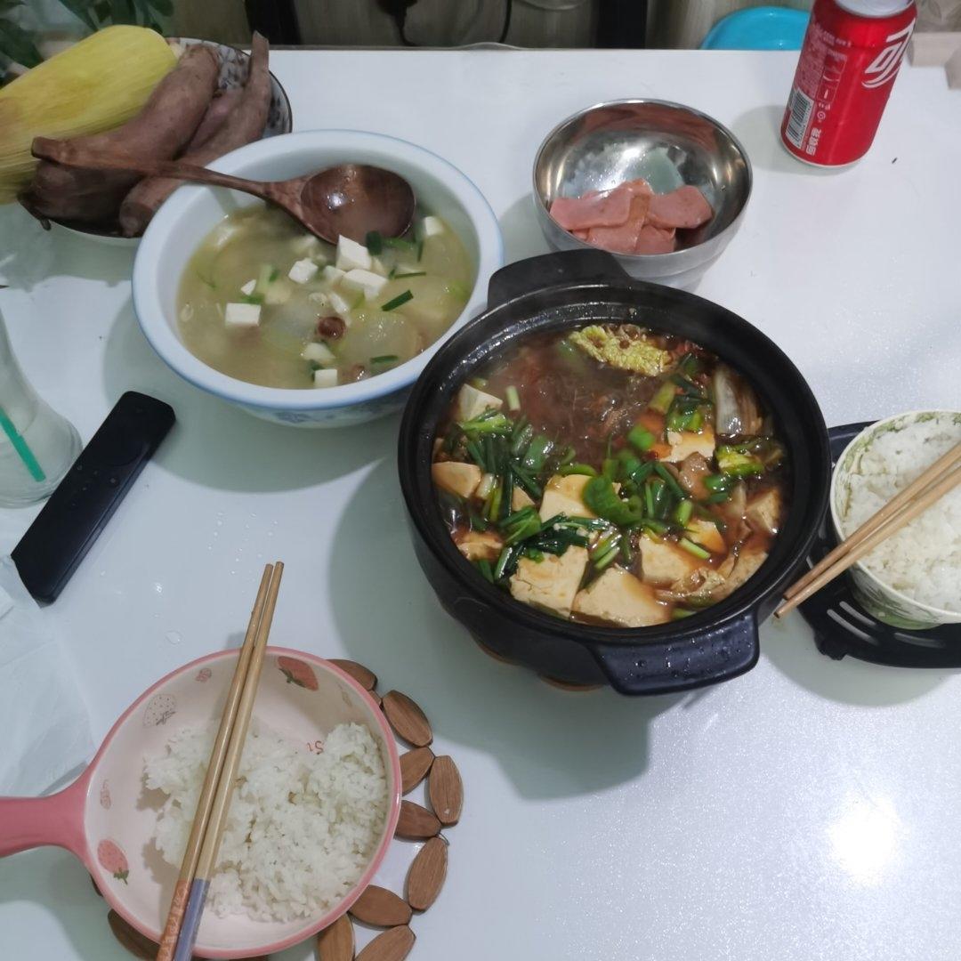 冬瓜豆腐虾米汤