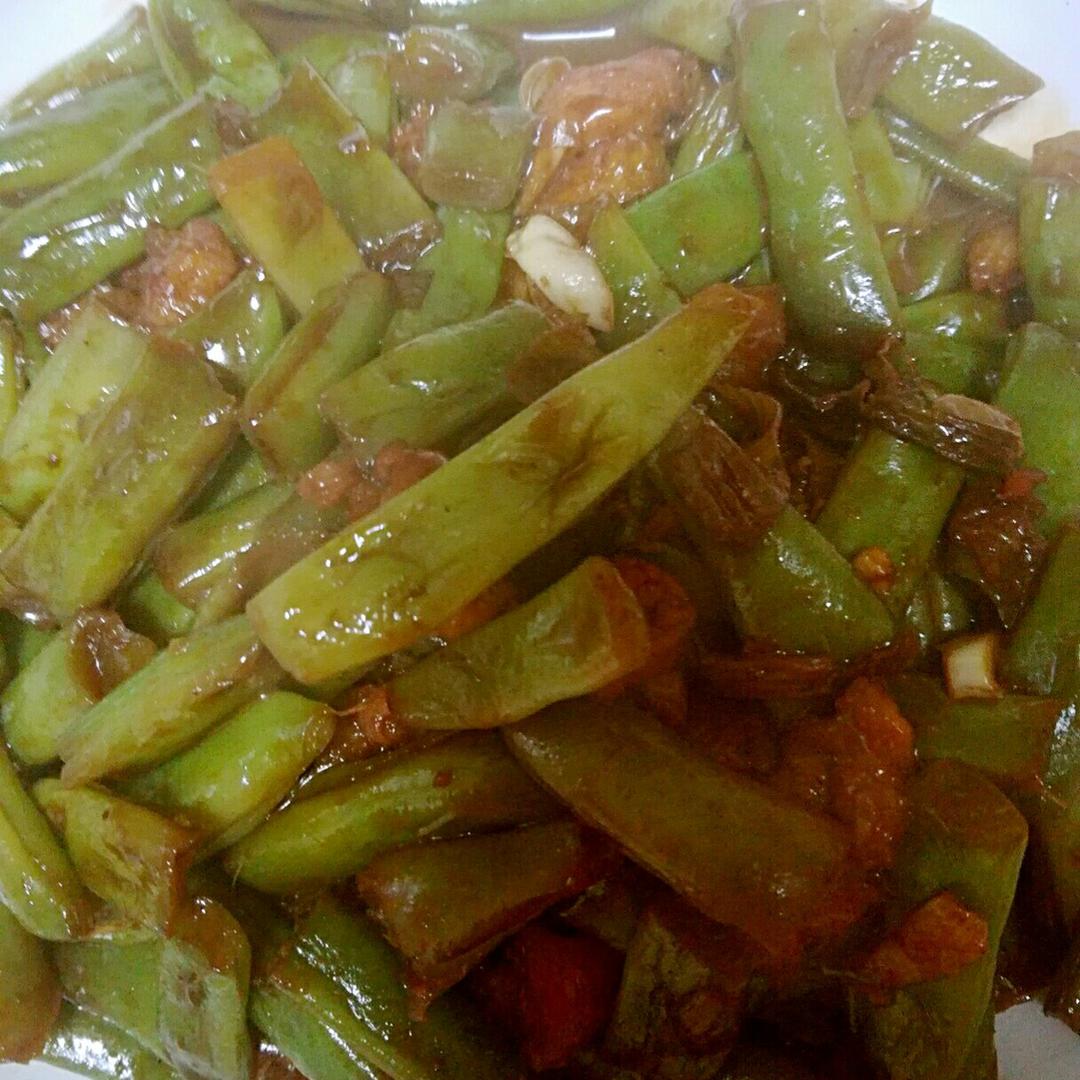 豆角炒肉
