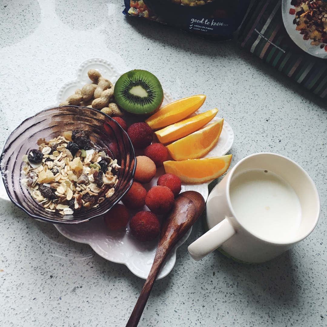 不急不躁吃早餐