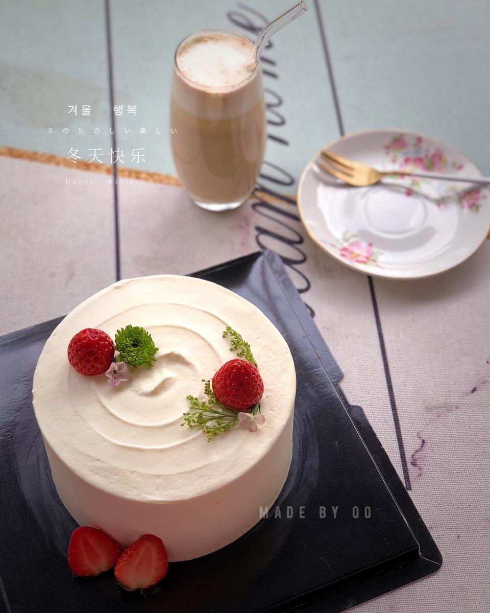 《Tinrry+》草莓奶油蛋糕（8寸配方）