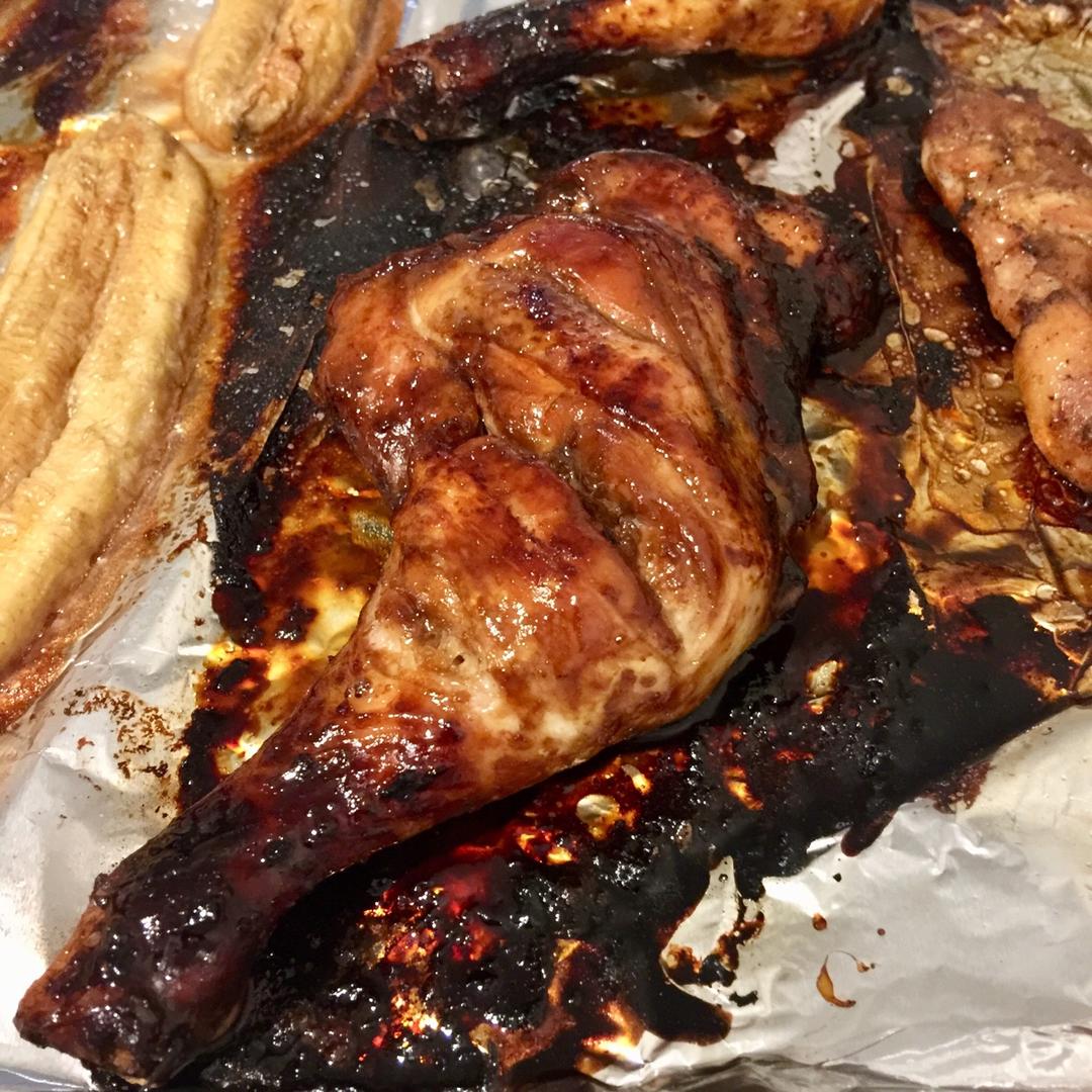 蜜汁酱烤鸡腿