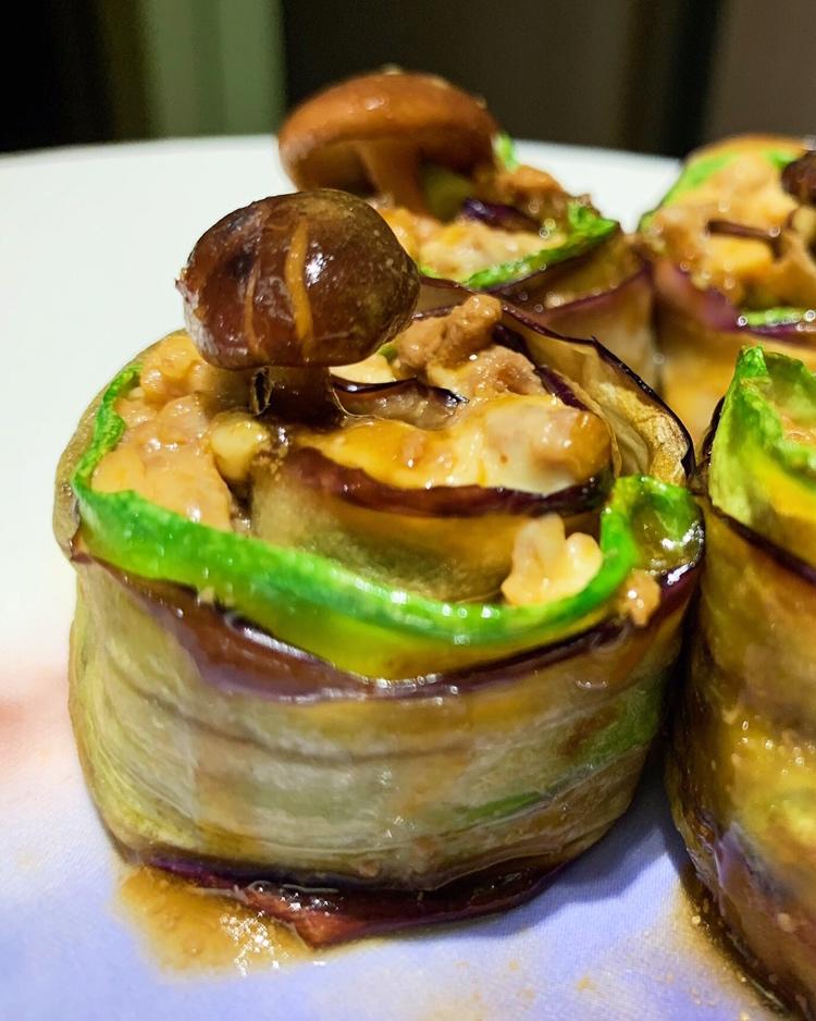 🥙茄子西葫芦牛肉芝士卷