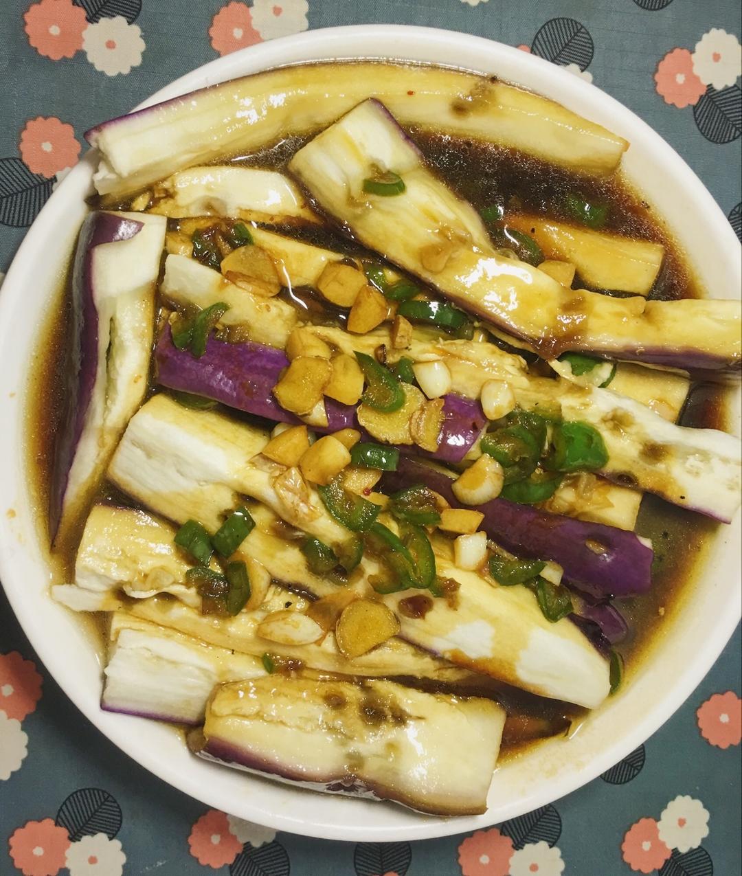 蒜末蒸茄子