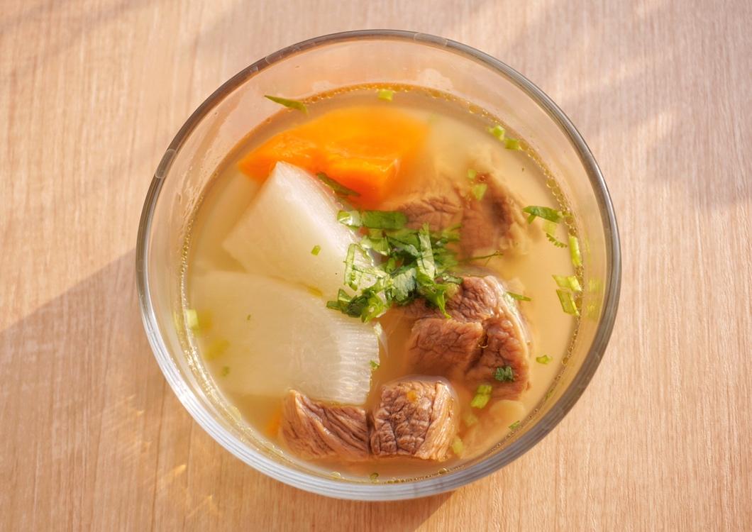年7本食谱100道菜，之78&79：清炖牛腱&凉拌牛肉老虎菜