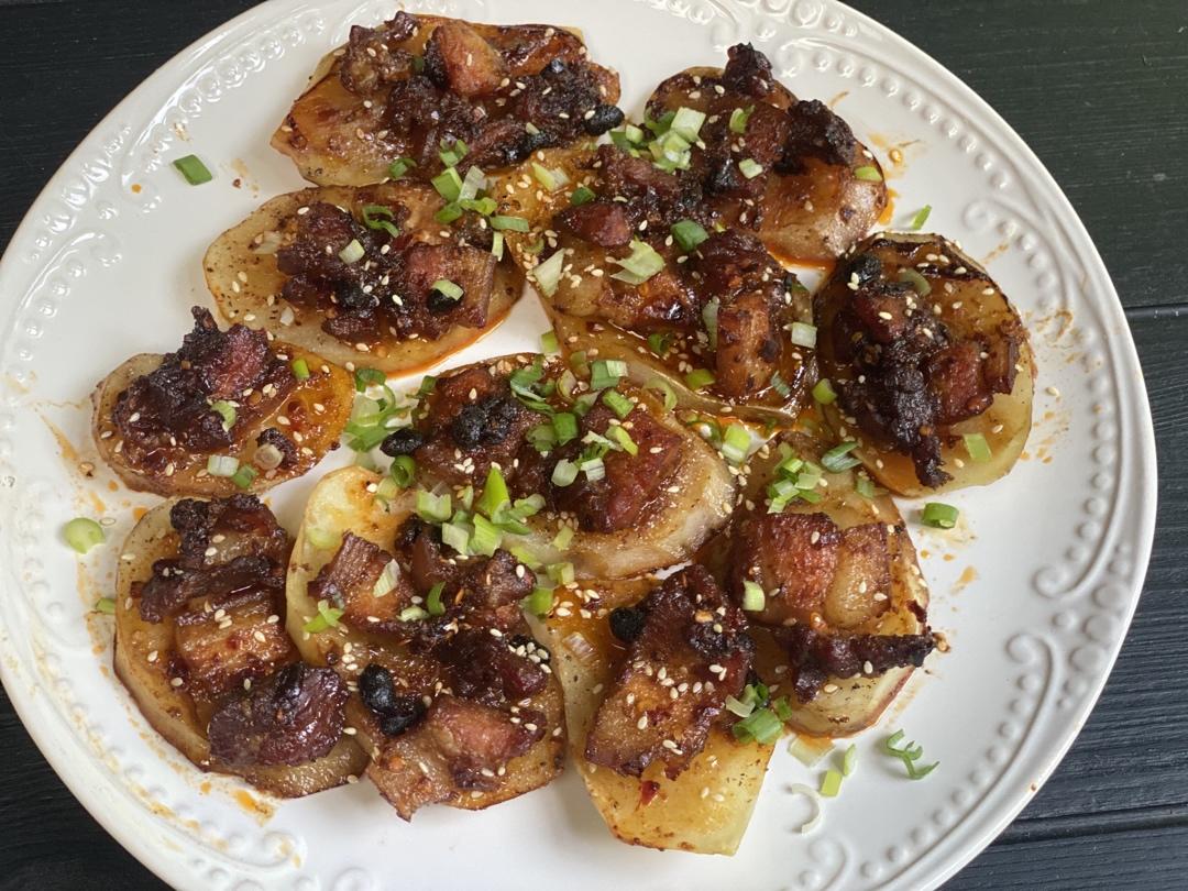 烤箱版土豆烤五花肉