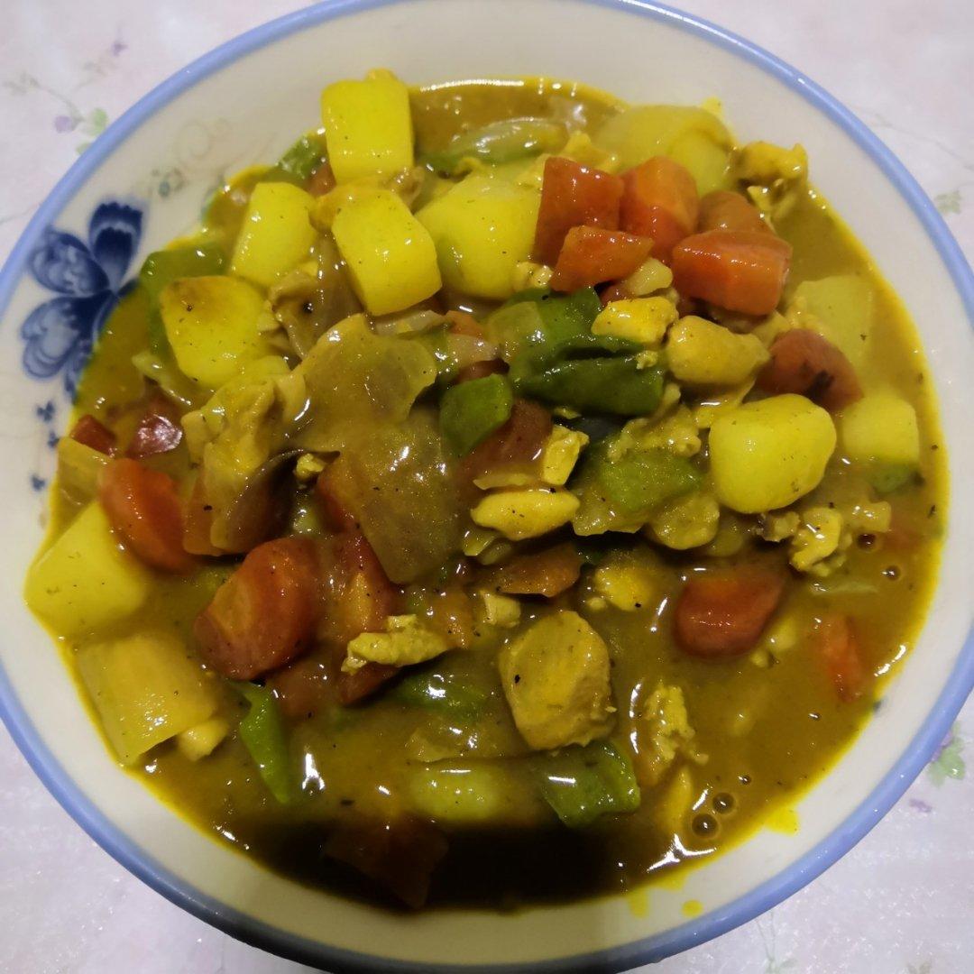 咖喱鸡肉饭