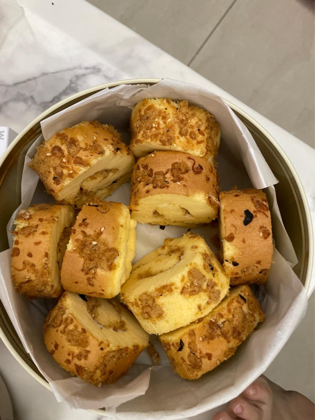怎么卷都不裂的肉松蛋糕卷