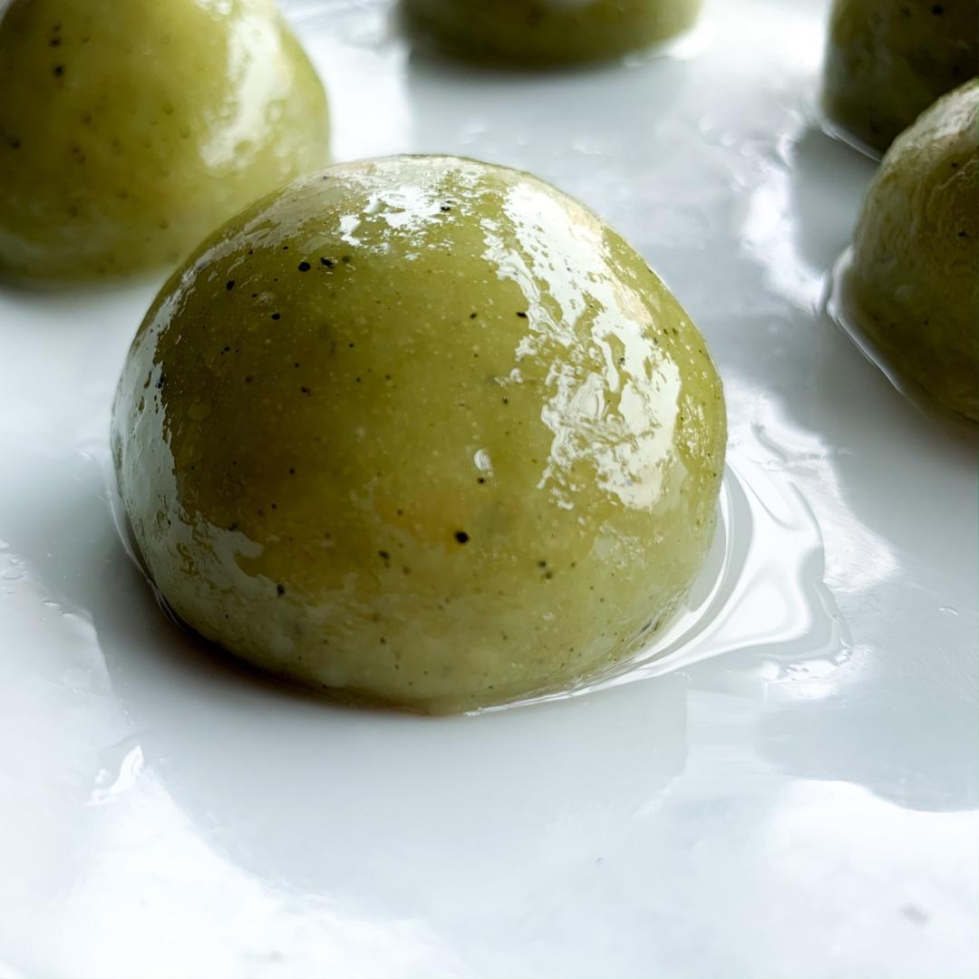 快手青团卡通青团蒸熟不会塌