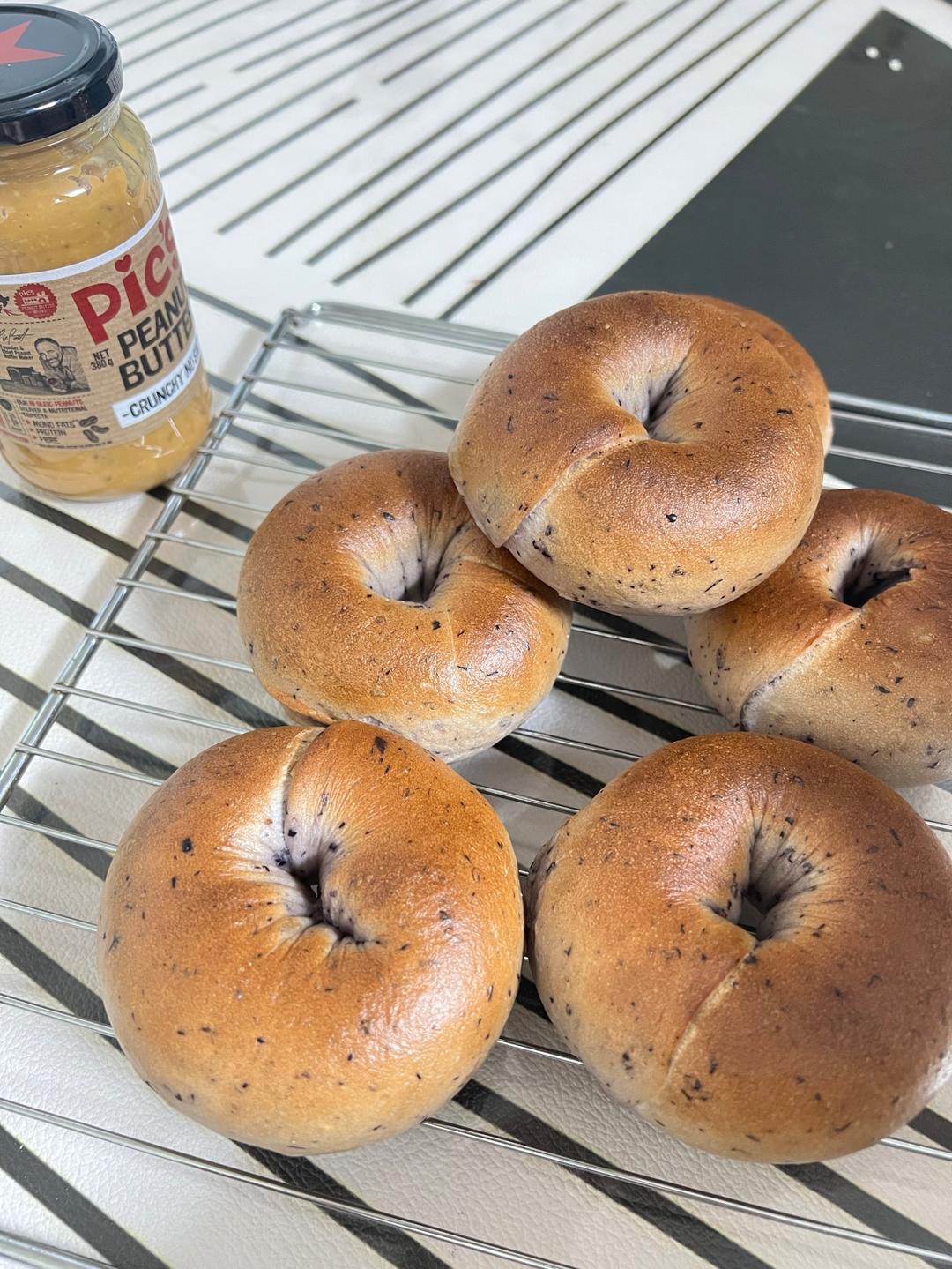 蓝莓🫐乳酪贝果🥯/步骤详细/简单好做