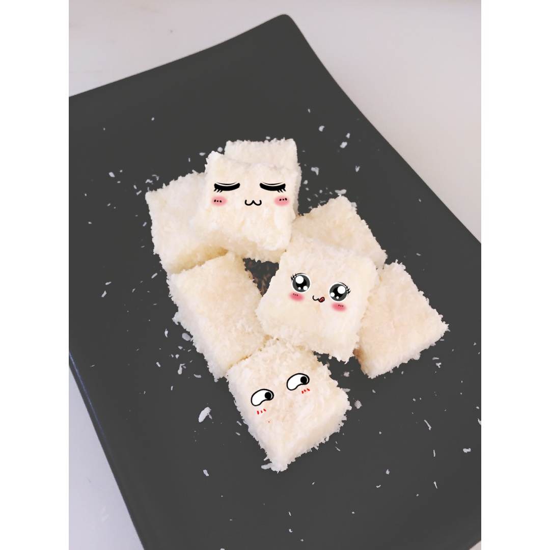 牛奶椰丝小方