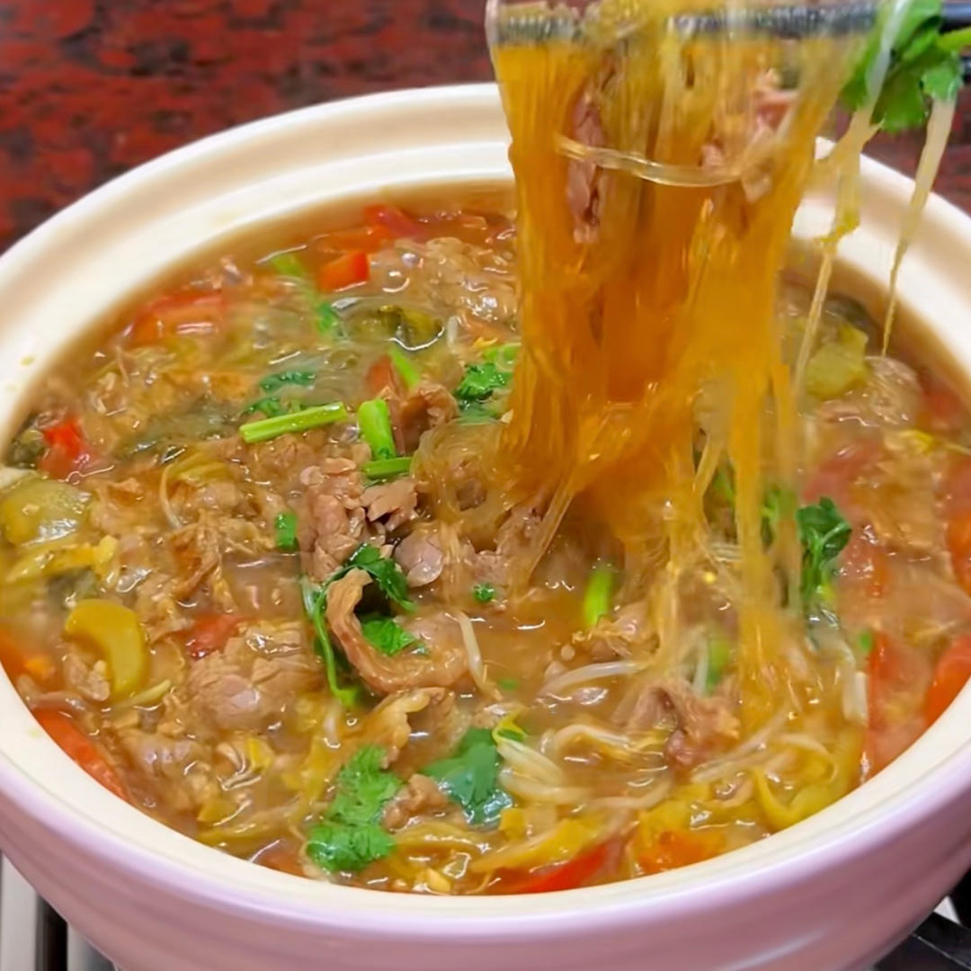 牛肉粉丝煲