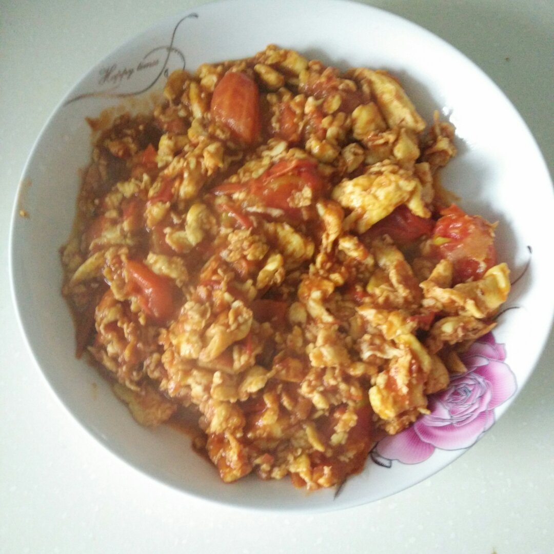 鸡蛋炒西红柿i