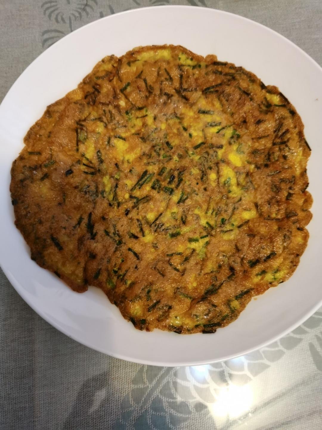 薤白（小根蒜）煎鸡蛋饼——下饭神器