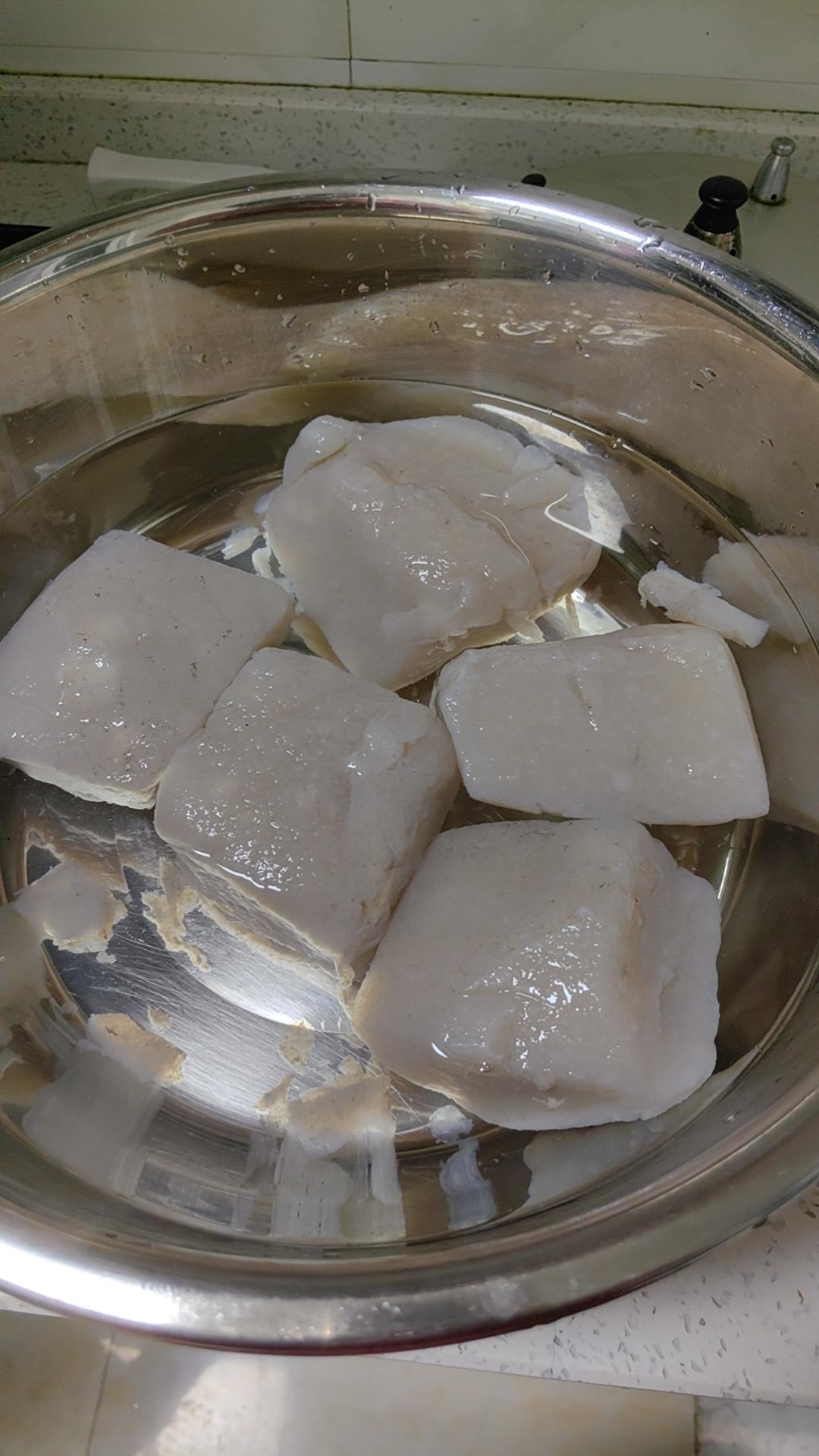 自制魔芋豆腐（新鲜魔芋）