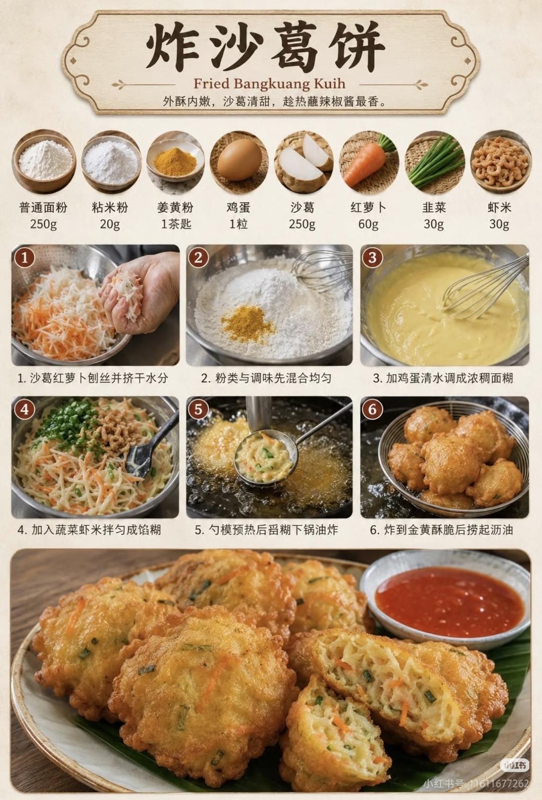 《炸沙葛饼》