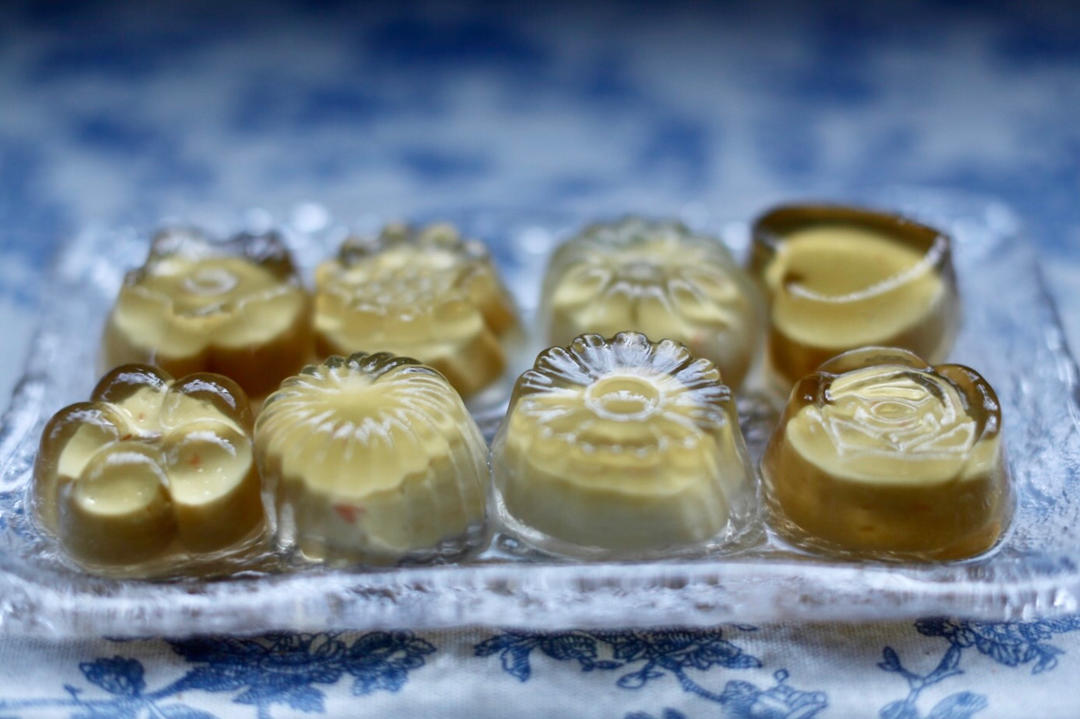 曼食慢语丨水晶桂花绿豆月饼