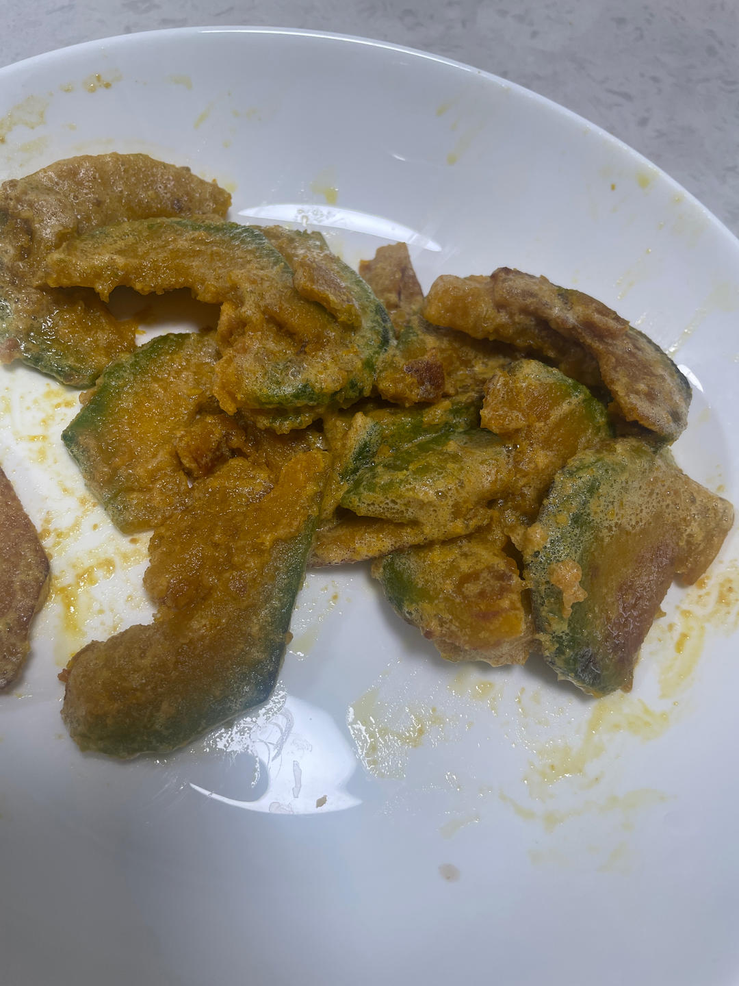 不用炸的蛋黄焗南瓜