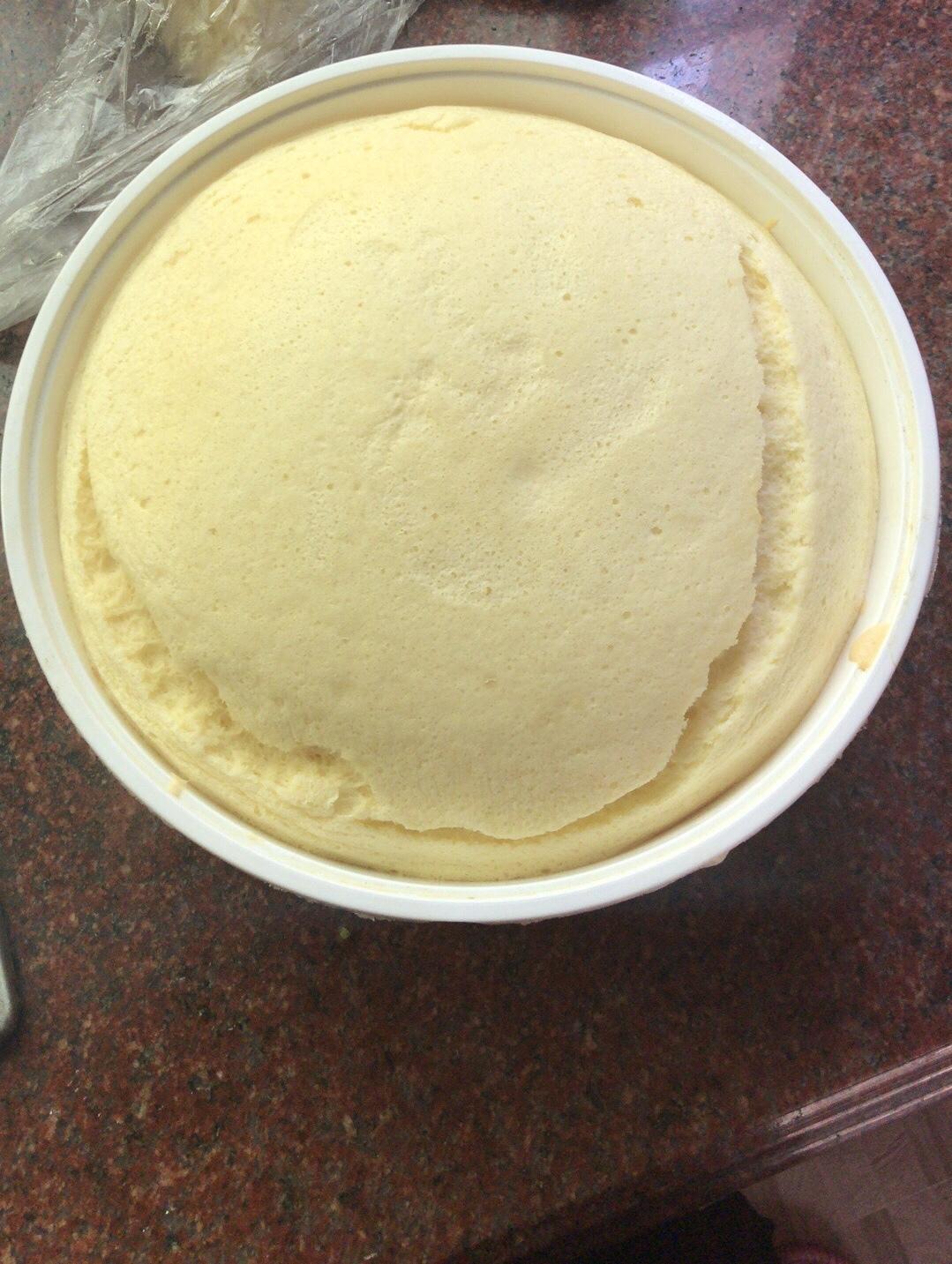 八寸蒸酸奶戚风蛋糕