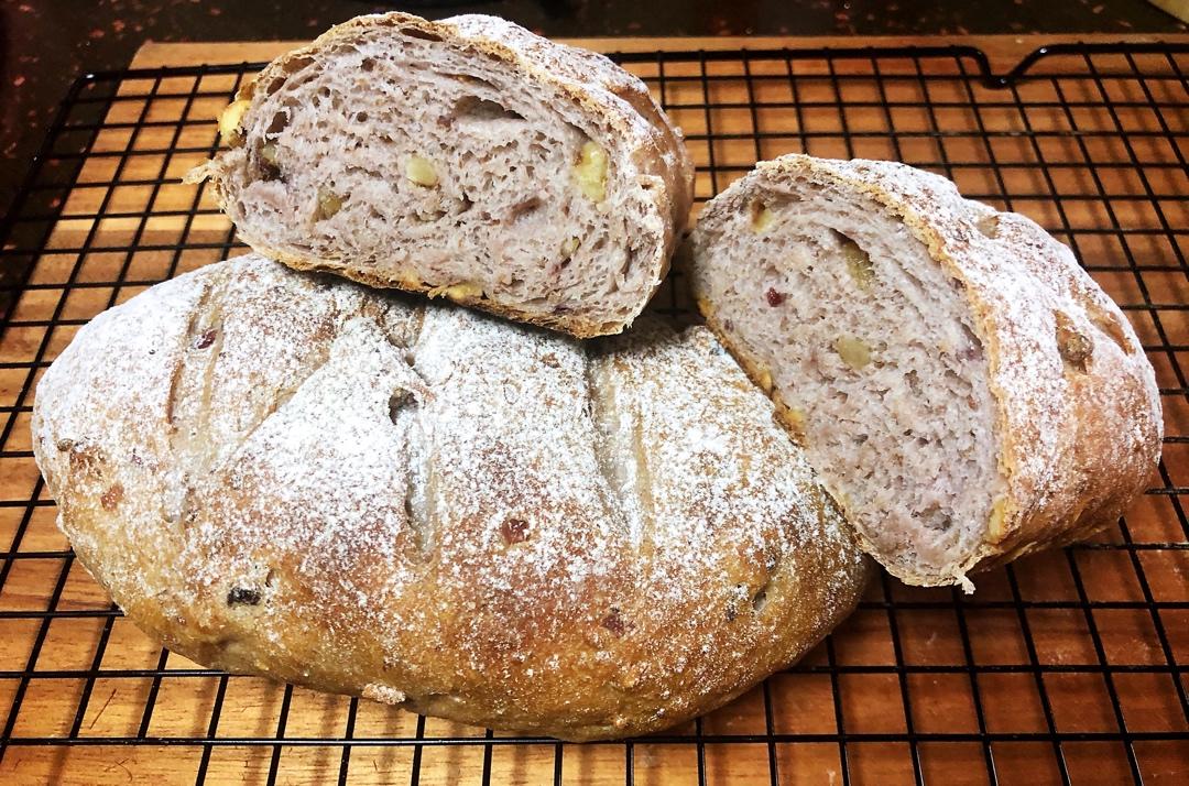 全麦核桃包～软欧包