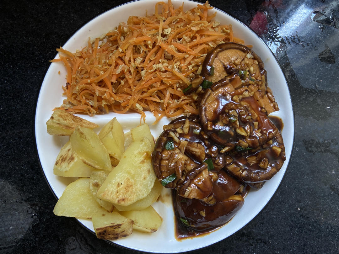 超下饭香菇素鲍鱼
