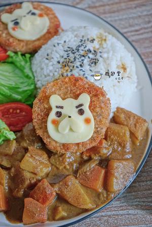 小狮子猪排咖喱饭的做法 步骤11