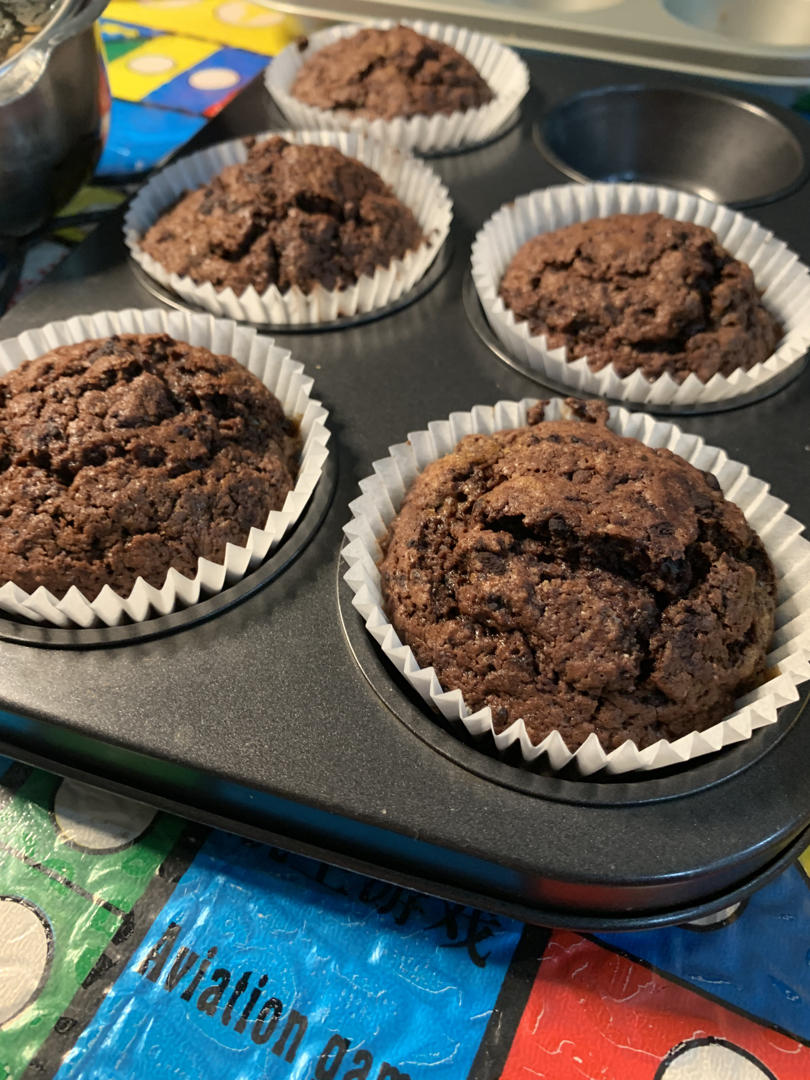 浓情巧克力摩卡马芬<Chocolate Espresso Muffins>
