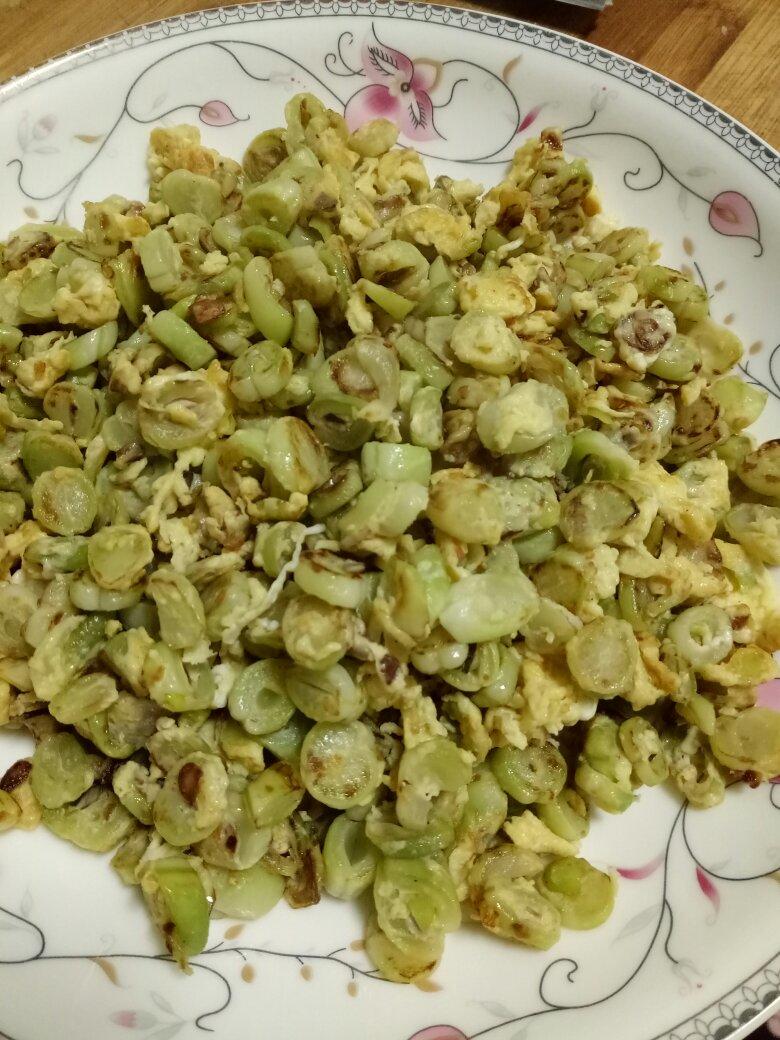 豆角炒鸡蛋