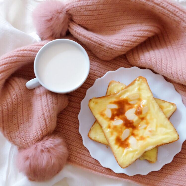 乳酪厚片（消耗吐司，奶油奶酪）