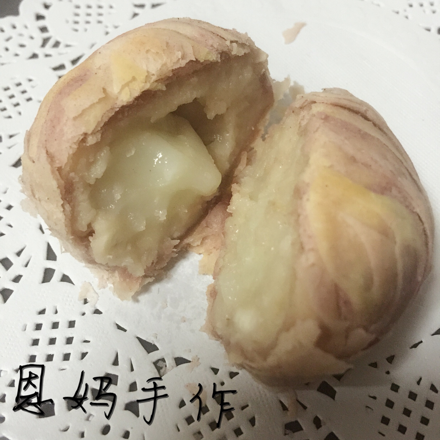 麻薯香芋酥/台湾大甲芋头酥(无猪油完美复刻2015.10修订各种抹茶酥、绿茶酥、蛋黄酥、紫薯酥通用哟）